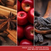Yankee Candle Duftkerze im Glas (groß) BIG APPLE CHRISTMAS - Signature Kerze mit Brenndauer bis zu 90 Stunden