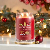 Yankee Candle Duftkerze im Glas (groß) BIG APPLE CHRISTMAS - Signature Kerze mit Brenndauer bis zu 90 Stunden