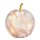 Dekoleuchte Apfel (S) Glas, Pink weiss gepunktet,  Apfel Lampe mit LED Lichterkette, Dekolampe, Tischleuchte, Apfellampe