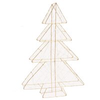 Deko Tanne mit 500 LEDs Leuchttannenbaum  H:61 cm - Deko...