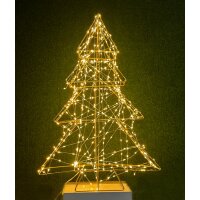 Deko Tanne mit 500 LEDs Leuchttannenbaum  H:61 cm - Deko...