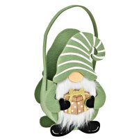 Filztasche Wichtel grün 15x25 cm - Geschenkkorb...