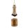 Baumschmuck goldene Champagner Flasche - Gold Champagne Sekt Baumkugel, Weihnachtsdeko, Christbaumkugel