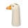 Deko Vase Gans weiss H:20 cm aus Keramik - Vasen, Tiervase, Dekoration, Keramikvase, moderner Deko Stil