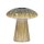Deko Vase Pilz Russell grün H:10 cm aus Keramik - Vasen, Dekoration, Keramikvase, moderner Deko Stil