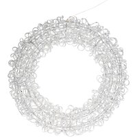 Großer LED Kranz Ring D:65 cm zum Hängen mit 300 LED warmweiss und Timerfunktion - Deko Weihnachten, Adventsdeko, Lichterkranz, Hänger Advent, Weihnachtsstern, Lichterkette