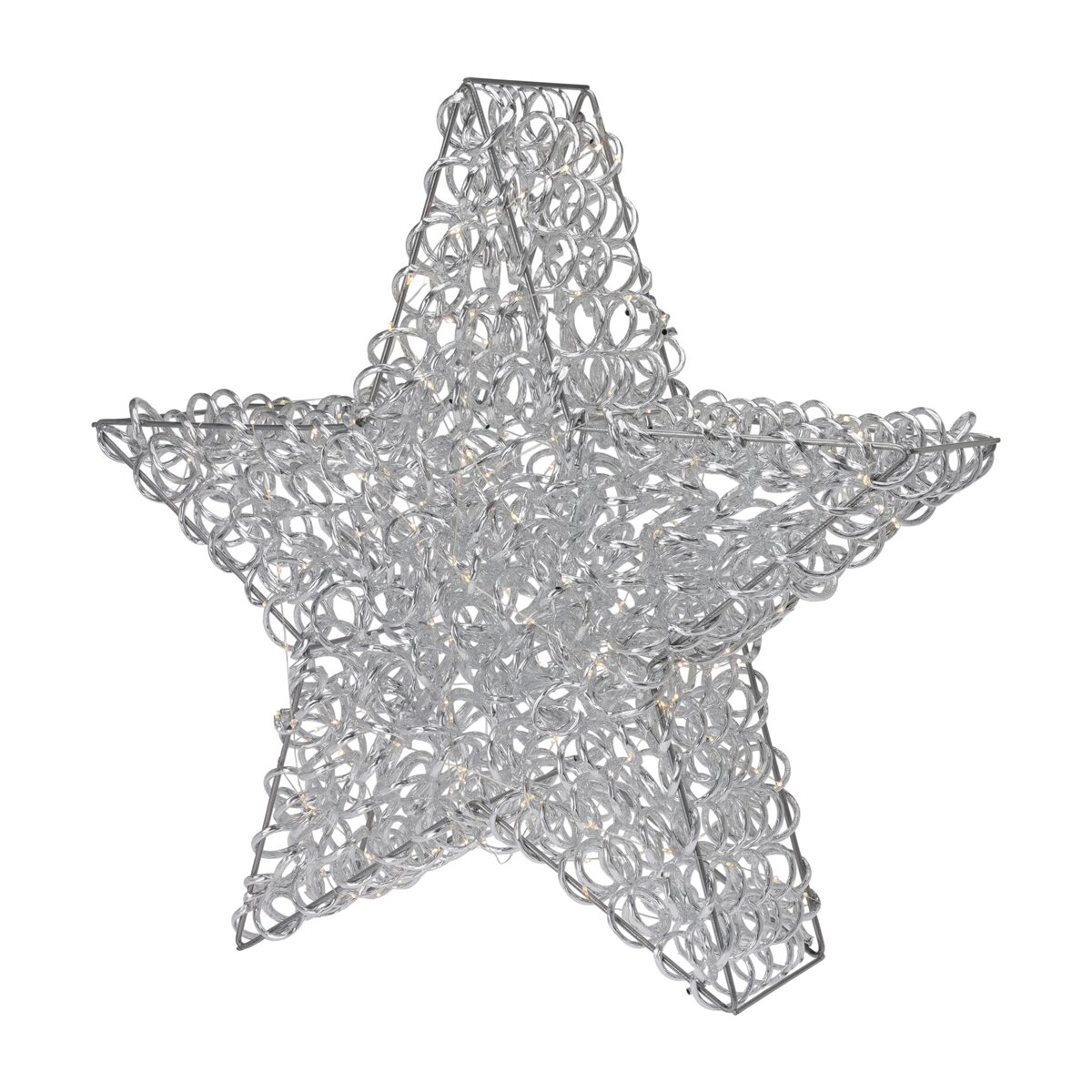 DARO LED-Stern Aus Metall – 20 Cm, 20 Warmweiße LEDs, Batteriebetrieben