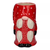 Vase Wichtelfrau H:27,5 cm aus Keramik - Weihnachtsdeko,...