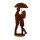 Liebespaar unter Regenschirm, H: 39 cm - Rostfigur für den Garten, Gartendeko