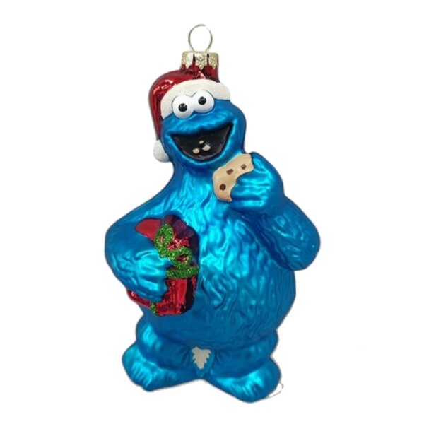 Baumschmuck Sesamstrasse Krümelmonster H:16 cm -  Weihnachtsschmuck für Sesamstrasse Fans - Weihnachtsdeko, Weihnachten