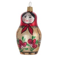 Baumschmuck Matroschka H:8,5 cm -  Weihnachtskugel...