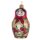 Baumschmuck Matroschka H:8,5 cm -  Weihnachtskugel russische Schachtelpuppe, mundgeblasen und handbemalt, Weihnachtsdeko, Weihnachten