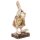Dekofigur Kaninchen mit echter Taschenuhr H:26 cm - Frühlingsdeko, Deko Hase mit Uhr, Osterdeko, Osterhase, Dekofigur Ostern, Frühling