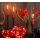 Dekoleuchte Herz Glas Rot XS - Herz Lampe mit LED Lichterkette, Dekolampe, Tischleuchte, Herzlampe