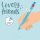 Legami Gelstift Lovely Friends LAMA - Gel Pen mit abnehmbarer Tier Deko, Stift , Schreibstift, Gelschreiber