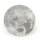 Legami Selbstklebender Leuchtmond mit 3D Effekt D:15 cm - Super Moon - fluoreszierender nachtleuchtender Mond, Aufkleber, Leuchtsticker, Sternenhimmel, Sterne