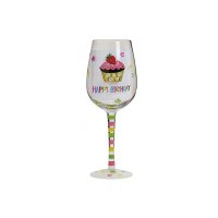Weinglas Happy Birthday, Törtchen - Geburtstags Glas,...