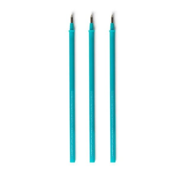 Legami 3 Ersatzminen TÜRKIS für löschbaren Gelstift  - Erasable Gel Pen, Stift , Gelschreiber Minen