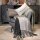 Flauschige Mohairdecke hellgrau 130x170 cm - Mohair Wolle Decke, Sofadecke, Kuscheldecke, Tagesdecke, Wohndecke, weiche Decke