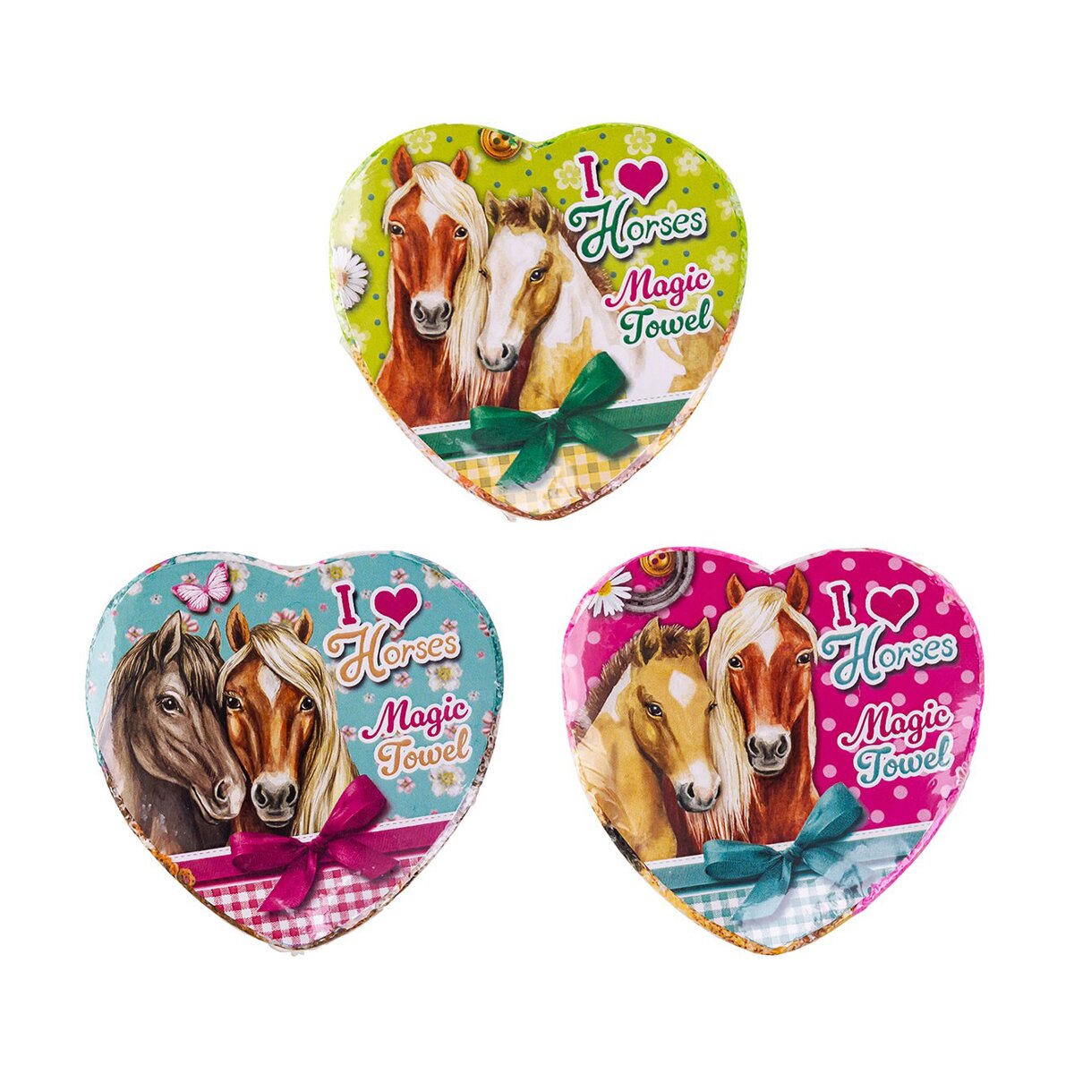 8 Stück Magische Handtücher Einhorn – 30x30 Cm – Expandierbar In Wasser – Mitgebsel Für Kinder