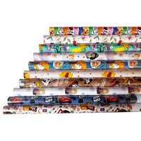 Geschenkpapier Set Disney Motive (10 Rollen) 2 m x 70 cm...