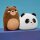 Legami Super Soft Kissen & Handwärmer PANDA - Plüschkissen für kalte Hände, Plüschtier, Kissen super weich und flauschig