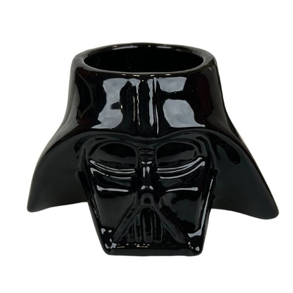 Deko 3D Blumentopf Star Wars Darth Vader 10x13 cm aus Keramik - Pflanztopf, Übertopf, Pflanzgefäß, moderner Deko Stil