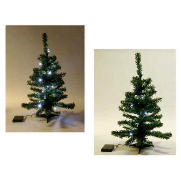 Toller kleiner künstlicher Weihnachtsbaum inkl. Beleuchtung (LED Lichterkette), H: 60 cm