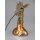 Tischleuchte Lampe Büste Giraffe H:50 cm antik gold -  Tischlampe, Moderner Deko Stil, Tierleuchte