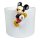 Blumentopf Deko Anhänger Mickey Mouse 10x7 cm aus Kunststoff - Disney Topf Anhänger, Pot Buddy Micky Maus, Topfhänger, moderner Deko Stil für Disney Fans, Gartendekoration