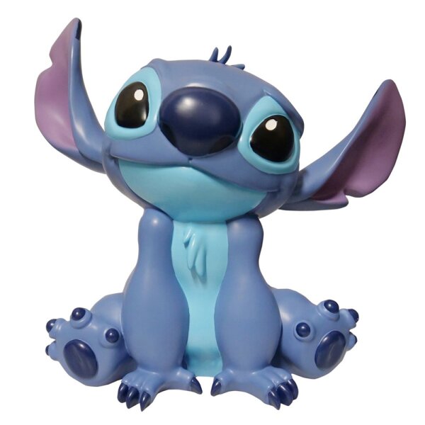 Deko 3D Disney Gartenfigur Stitch gross H:33,7 cm aus Kunststoff - Disney Figur aus Lilo & Stitch für den Garten, moderner Deko Stil für Disney Fans, Gartendekoration, Statue