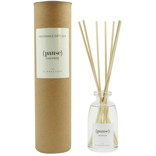 Raumduft Diffuser CASHMERE (pause) Olphactory 100 ml  - Lufterfrischer, Duftstäbchen, Raum Duft, Verdunster