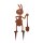 Gartenstecker Ameise mit Spaten 25x10 cm im Rost Design - Beetstecker Insekten, Blumenstecker, Rostfigur, Gartendeko Rost