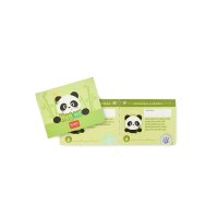 Legami Super Soft Mini Kuscheltier PANDA mit Bambus - Plüschtier freistehend, Kissen super weich und flauschig, Kuschelkissen Pandabär