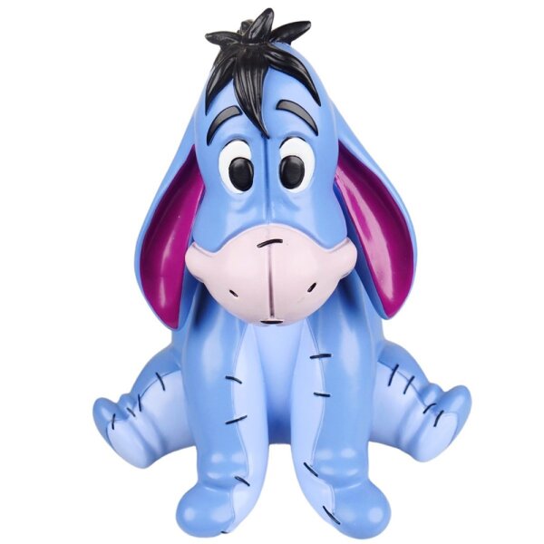 Deko 3D Disney Gartenfigur Esel Eeyore aus Winnie Pooh H:30,5 cm aus Kunststoff - Disney Figur für den Garten, moderner Deko Stil für Disney Fans, Gartendekoration, Statue