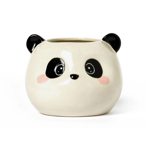Legami Stiftehalter PANDA aus Keramik - Desk Friends, Halter für Stifte, Utensilien, Deko für Schreibtisch, Büro