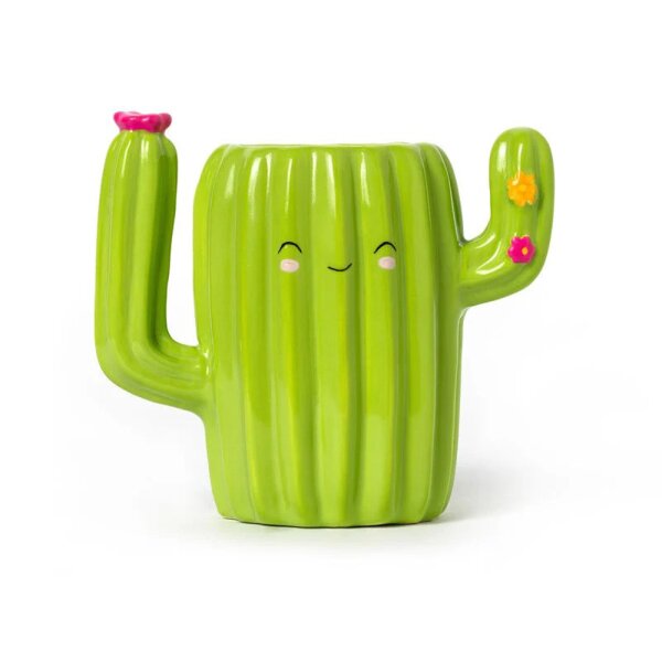 Legami Stiftehalter KAKTUS aus Keramik - Desk Friends, Halter für Stifte, Utensilien, Deko für Schreibtisch, Büro