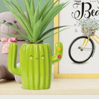 Legami Stiftehalter KAKTUS aus Keramik - Desk Friends, Halter für Stifte, Utensilien, Deko für Schreibtisch, Büro