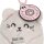 Legami Schlüsselanhänger mit Super Soft Plüschtier KATZE Kitty mit Milchflasche - Kuscheltier super weich und flauschig, Schlüssel Anhänger, Schlüsselbund