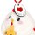 Legami Schlüsselanhänger mit Super Soft Plüschtier HUHN mit Küken - Kuscheltier super weich und flauschig, Schlüssel Anhänger, Schlüsselbund