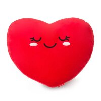 Legami Super Soft Kissen HERZ - Plüschkissen Liebesbeweis, Plüschtier, Kissen super weich und flauschig