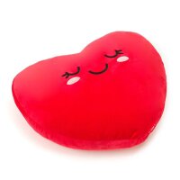 Legami Super Soft Kissen HERZ - Plüschkissen Liebesbeweis, Plüschtier, Kissen super weich und flauschig