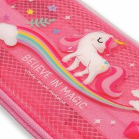 Legami Federmäppchen EINHORN - Wonderwow - aus Kunststoff - Mäppchen, Tisch Stiftehalter, Federtasche