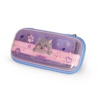 Legami Federmäppchen KATZE Kitty - Wonderwow - aus Kunststoff - Mäppchen, Tisch Stiftehalter, Federtasche