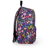 Legami Rucksack FLOWERS - My backpack - aus Polyester - Schultasche für Blumenliebhaber, Schulrucksack, für Schule & Freizeit