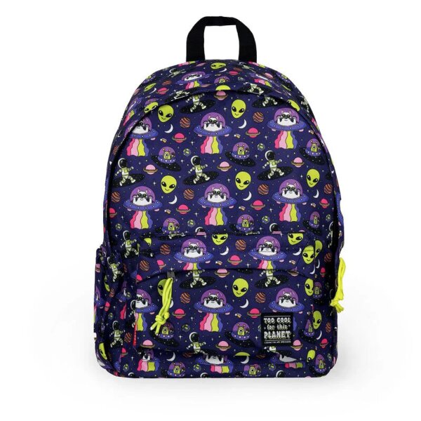 Legami Rucksack WELTALL - My backpack - aus Polyester - Schultasche für Astronauten Schulrucksack, für Schule & Freizeit