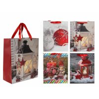 Weihnachtsgeschenktüte Glitzer (4er Set)...