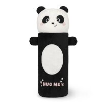 Legami Plüsch-Federmäppchen PANDA - Super Soft  - aus Polyester - Mäppchen weich und selbststehend, Schlampermäppchen, Federtasche