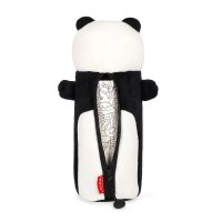 Legami Plüsch-Federmäppchen PANDA - Super Soft  - aus Polyester - Mäppchen weich und selbststehend, Schlampermäppchen, Federtasche