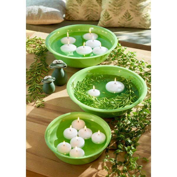 Itsisa Metall Dekoschale Silber - 48x12,5 Cm Zinkschale Für Mini-Teich & Balkon